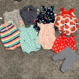12 month baby girl lot